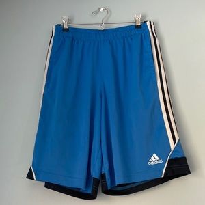 Adidas Light Blue Athletic Shorts Size XL